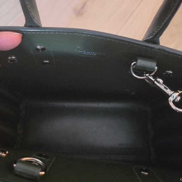 Saint Laurent Classic Sac De Jour Nano in Dark Green Grain De Poudre - Picture 5 of 5